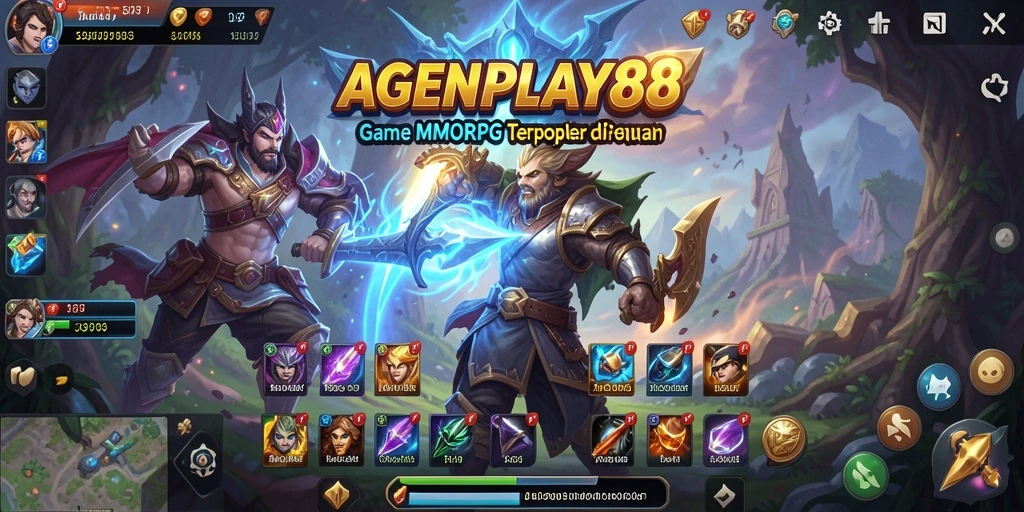 Gameplay menarik dari AGENPLAY88 yang menampilkan karakter dan pertempuran epik.
