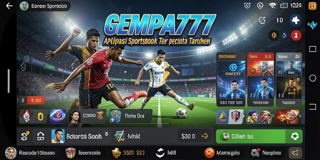 Tampilan nyata dari gameplay taruhan di <strong>GEMPA777</strong> dengan fitur live betting.