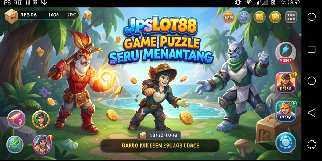 Tampilan gameplay JPSLOT88 yang menantang dan seru.