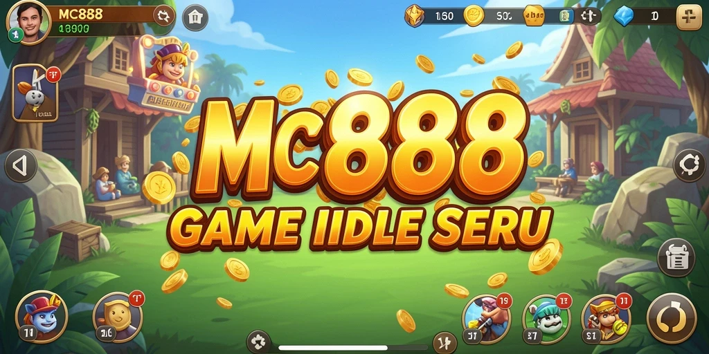 Tampilan gameplay <strong>MC888</strong> yang menarik dan menghibur untuk genre Idle.