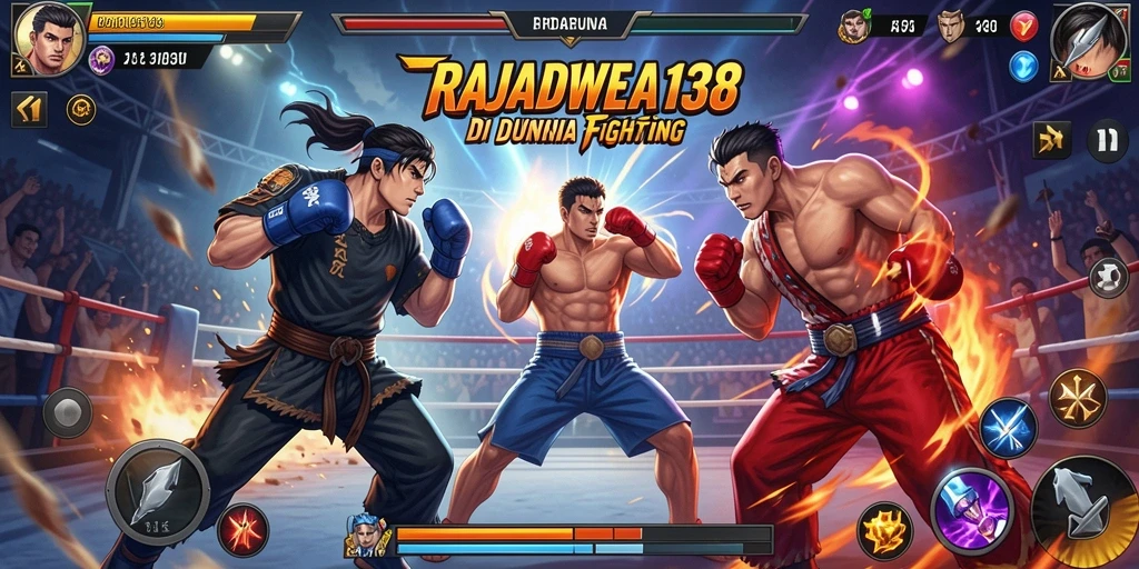 Gameplay seru dengan karakter Fighting yang unik.