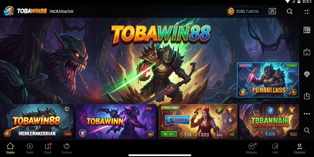 Gameplay TOBAWIN88 dengan suasana mencekam dan karakter yang menakutkan.