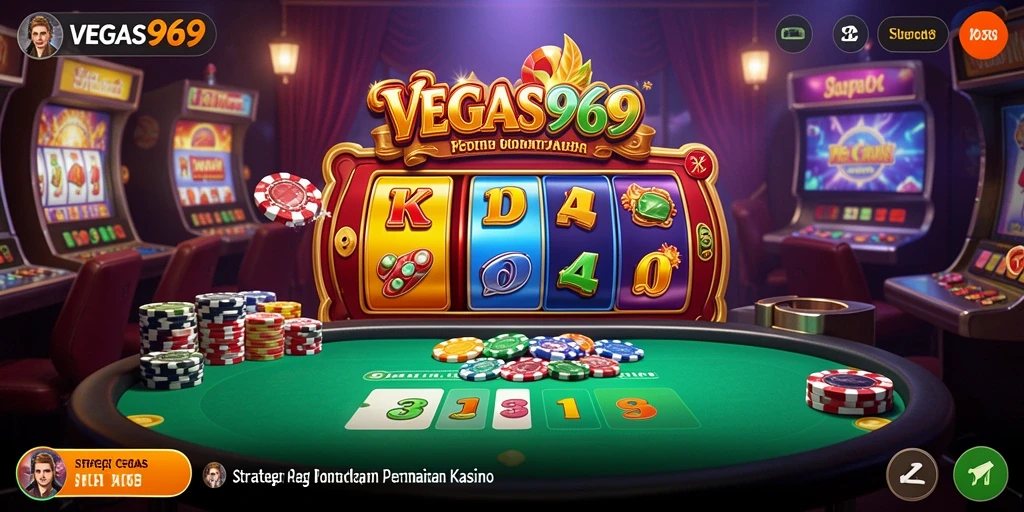 Tampilan gameplay strategi yang menegangkan di VEGAS969.